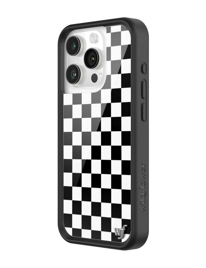 Checkers | Black iPhone Case - Image 14