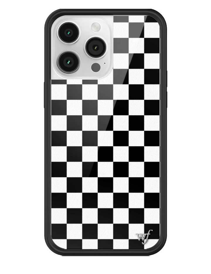 Checkers | Black iPhone Case - Image 17