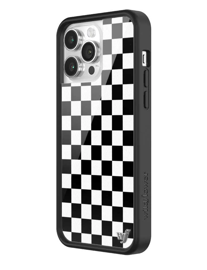 Checkers | Black iPhone Case - Image 18