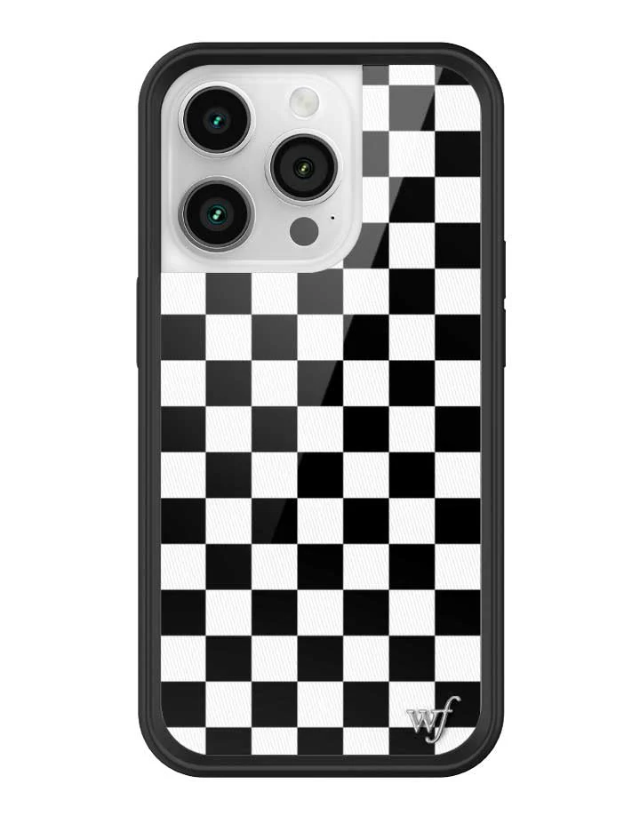 Checkers | Black iPhone Case - Image 21