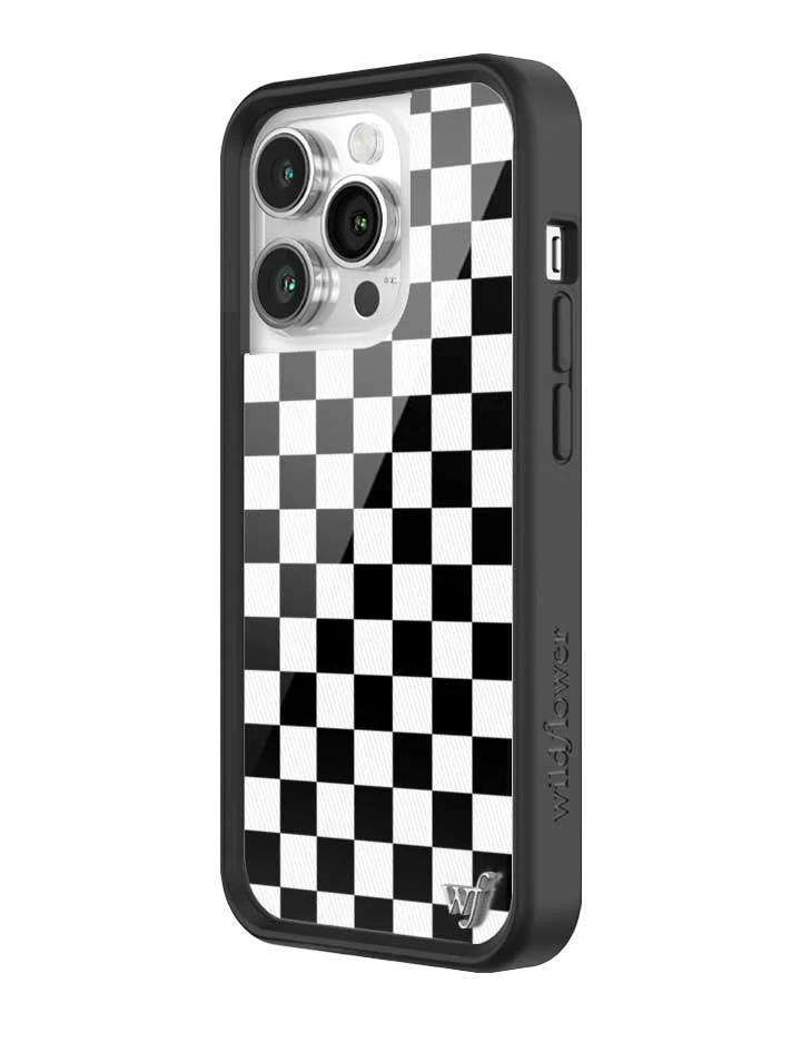 Checkers | Black iPhone Case - Image 22