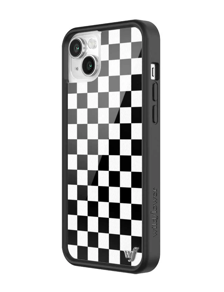 Checkers | Black iPhone Case - Image 24