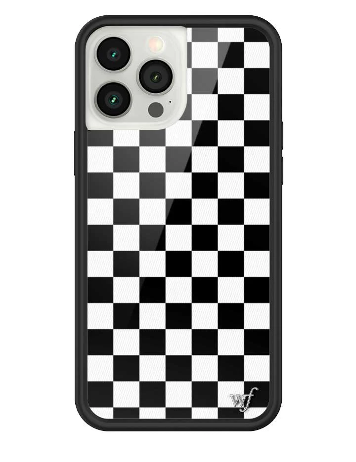 Checkers | Black iPhone Case - Image 25