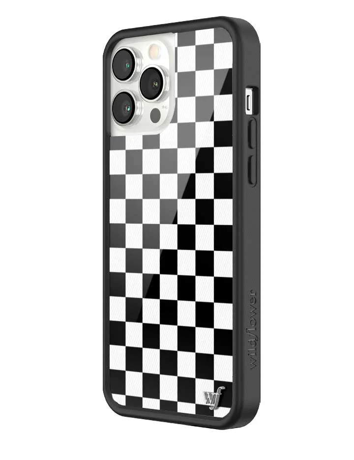 Checkers | Black iPhone Case - Image 26