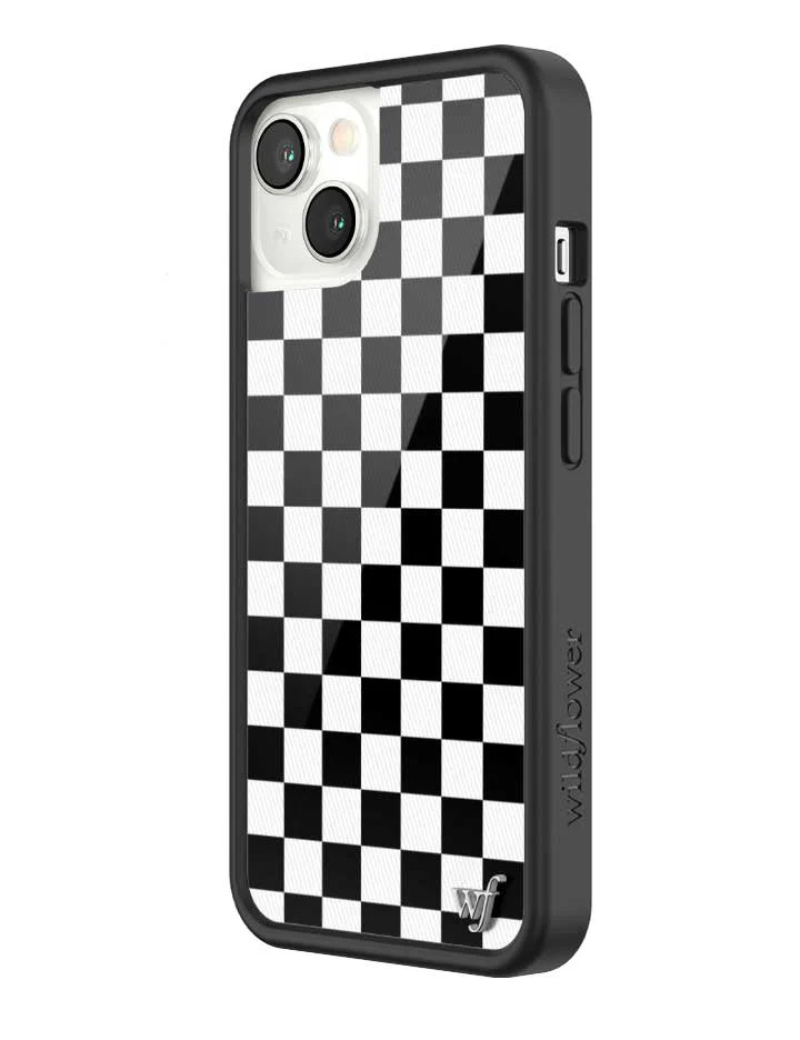 Checkers | Black iPhone Case - Image 30