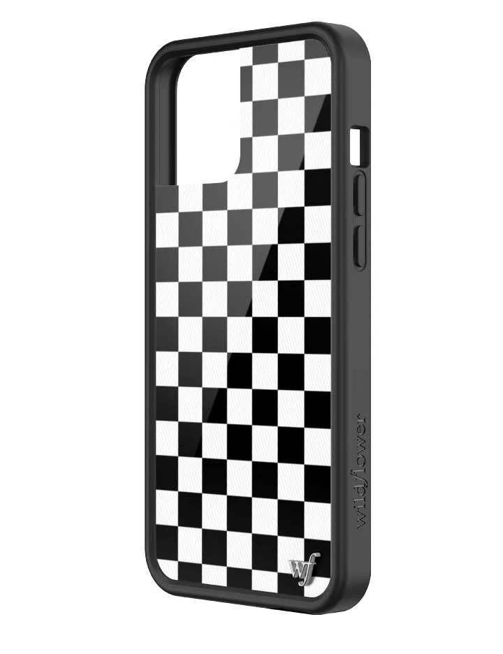 Checkers | Black iPhone Case - Image 36