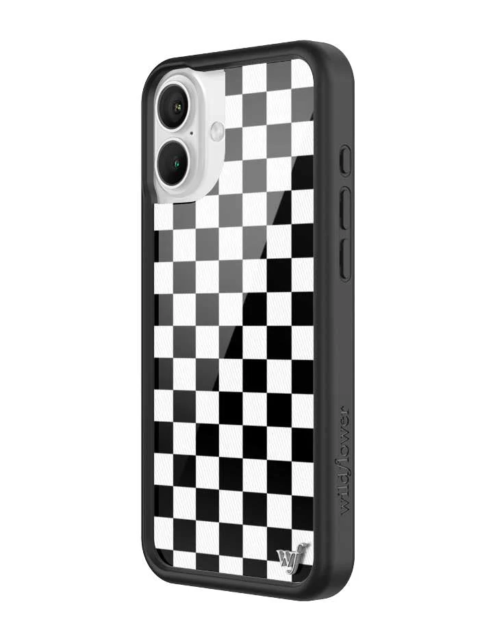 Checkers | Black iPhone Case - Image 4