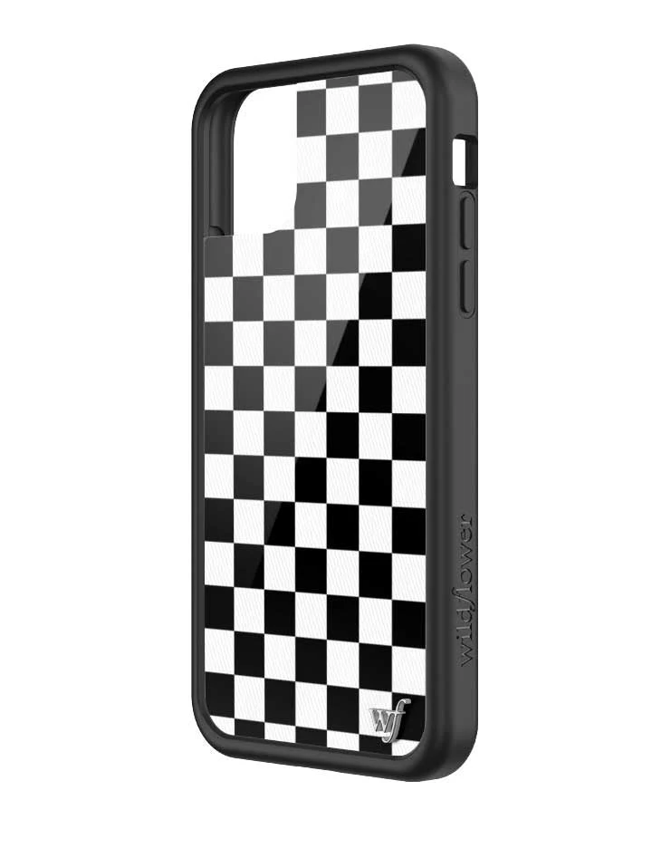 Checkers | Black iPhone Case - Image 40