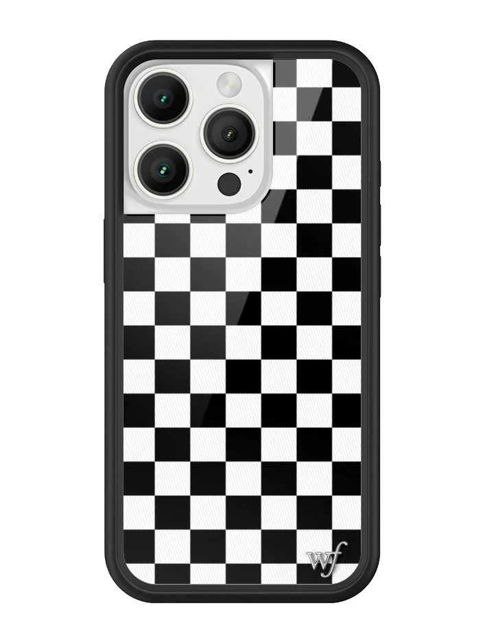 Checkers | Black iPhone Case - Image 5