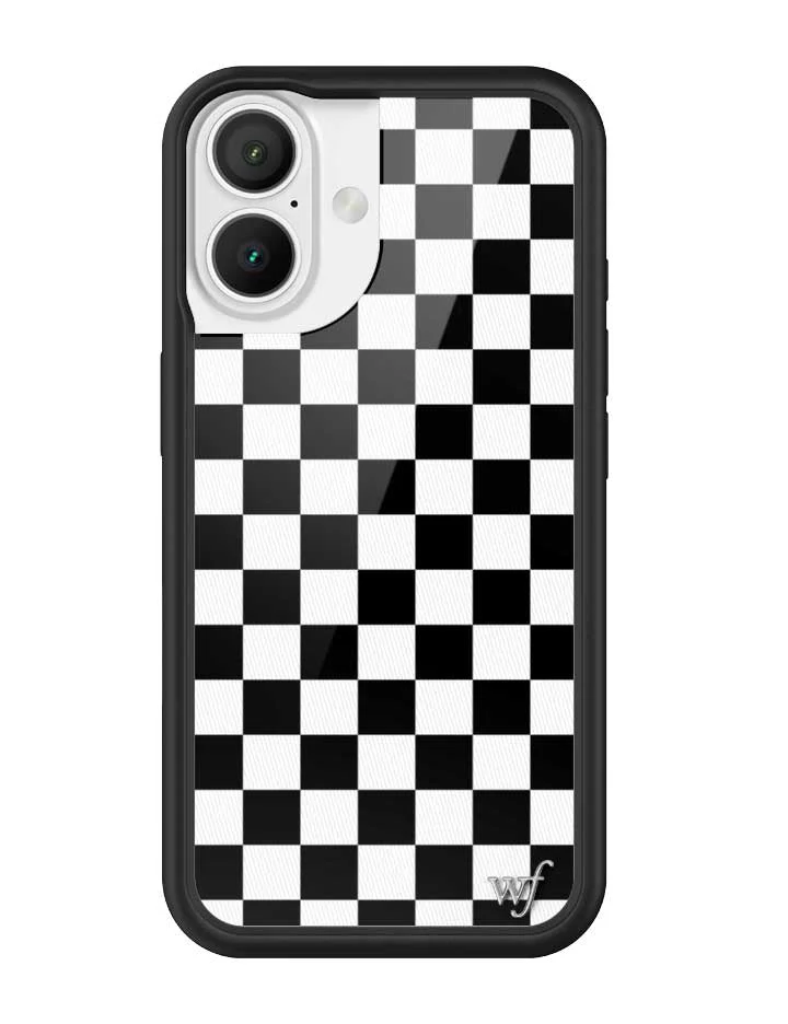 Checkers | Black iPhone Case - Image 7