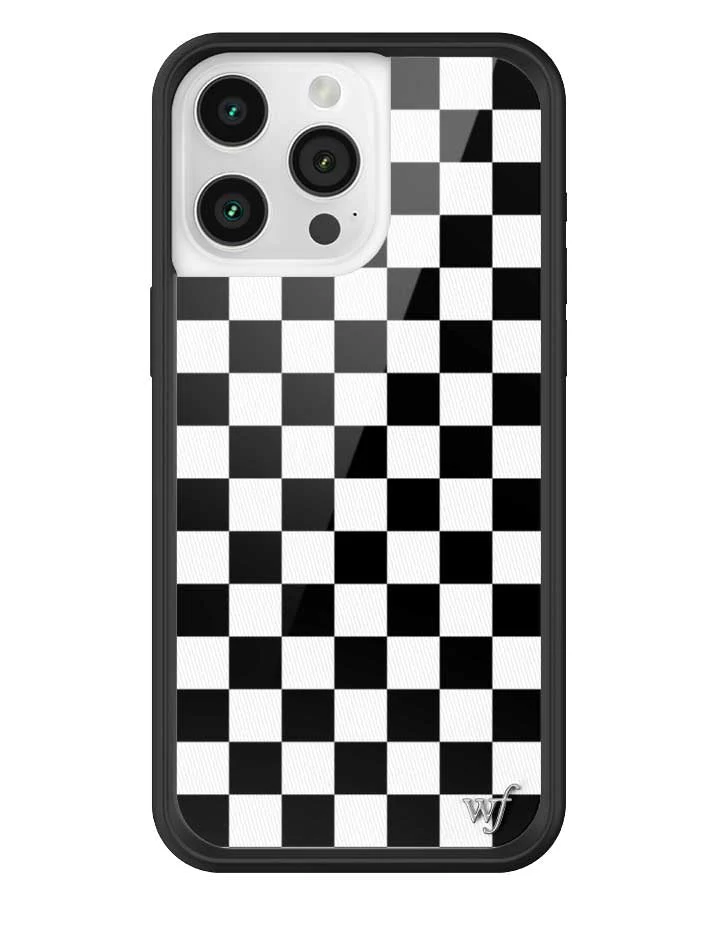 Checkers | Black iPhone Case - Image 9