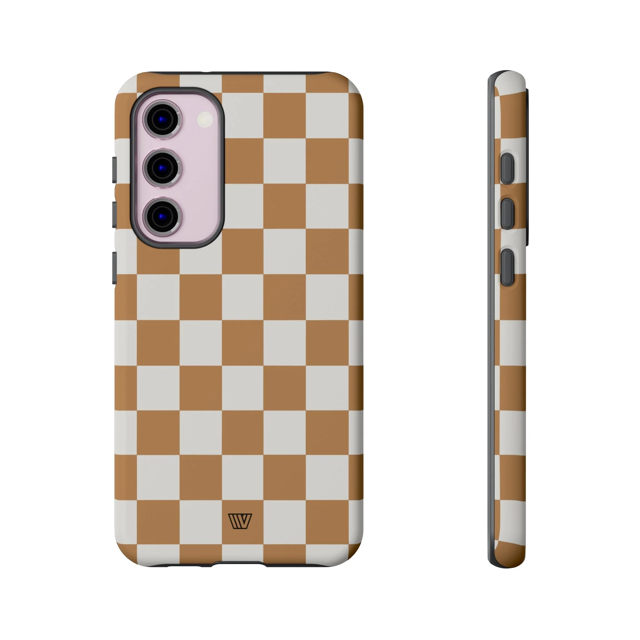 CHESTNUT CHECKERBOARD | Tough Phone Case - Image 25