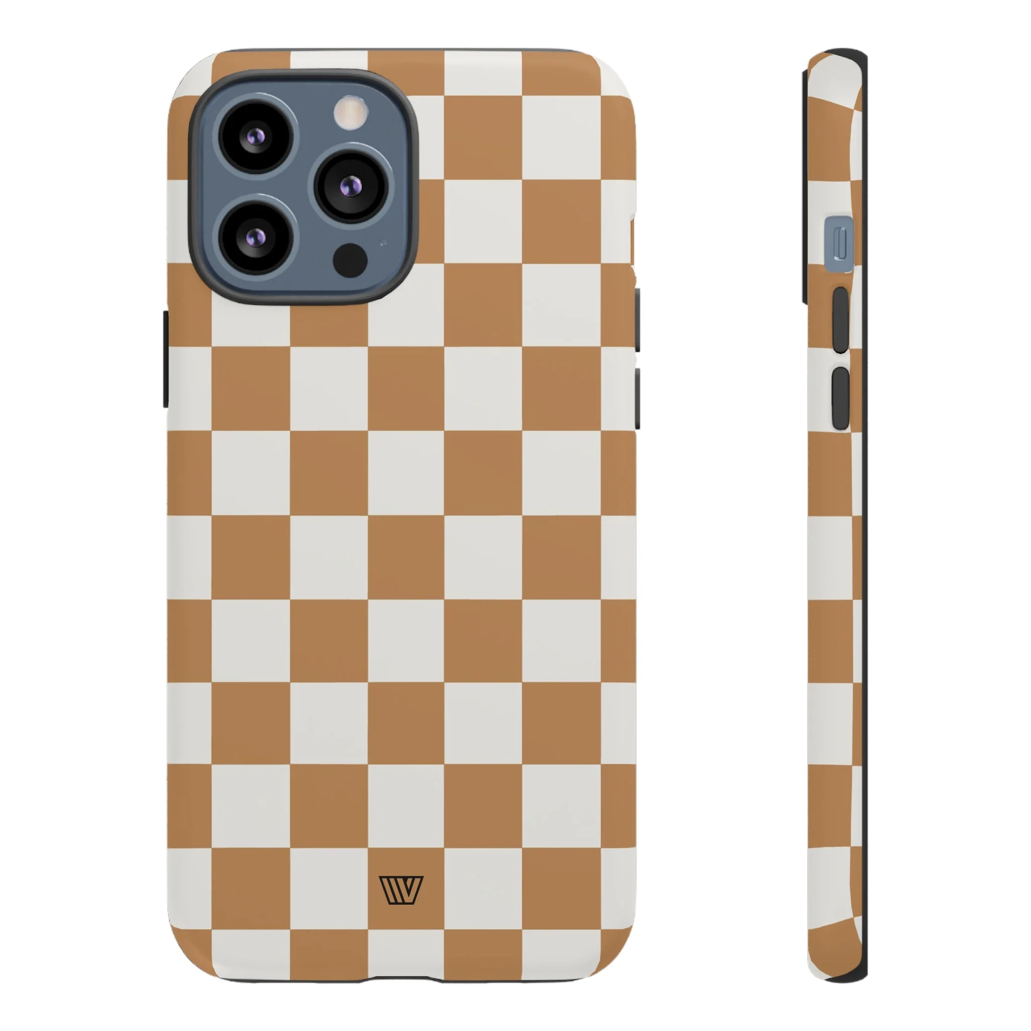 CHESTNUT CHECKERBOARD | Tough Phone Case - Image 31