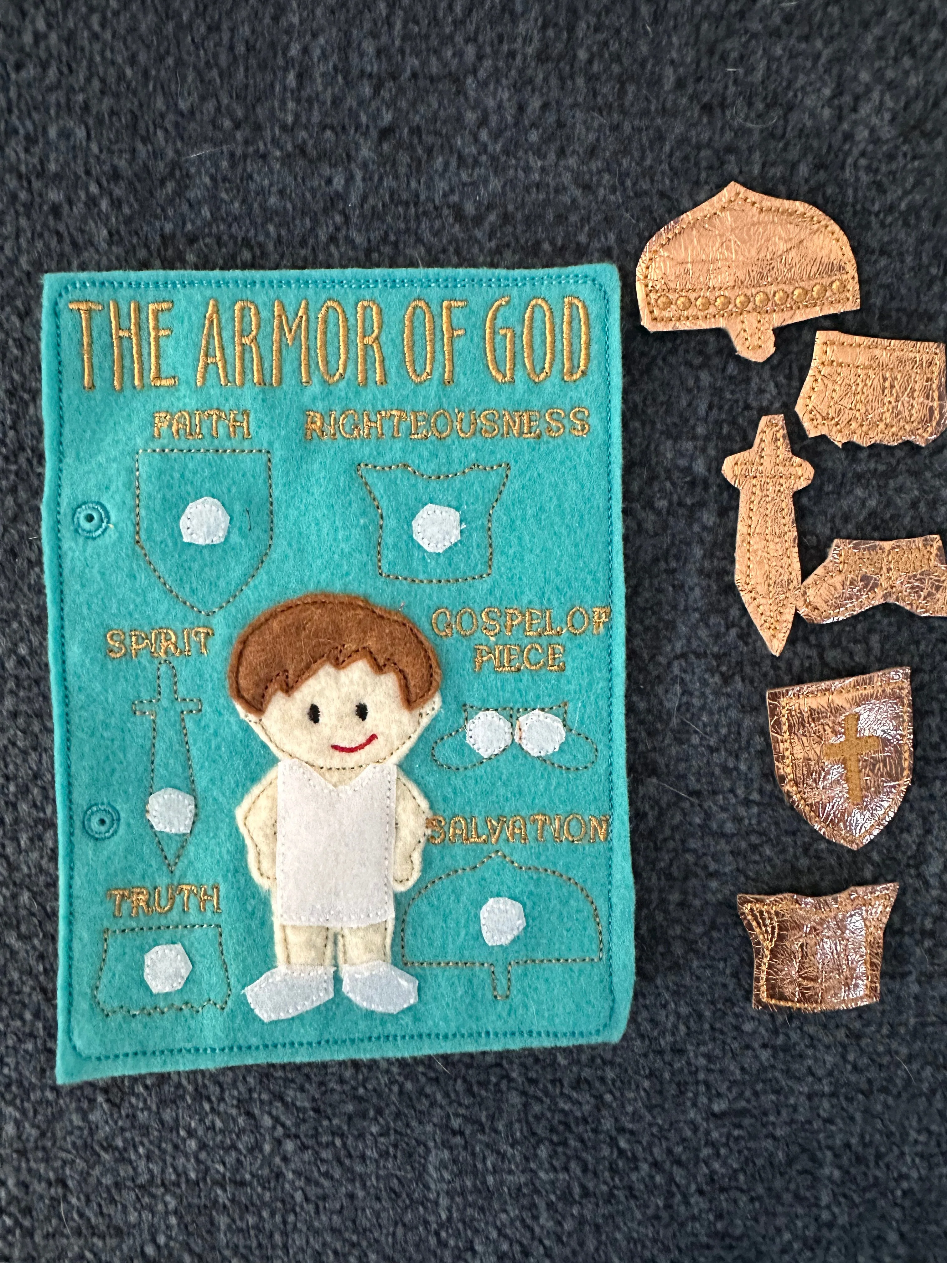 Children's Bible Quiet Book, Interactive Christian Learning Toy,
Baptism Birthday Christmas Gift - Image 5