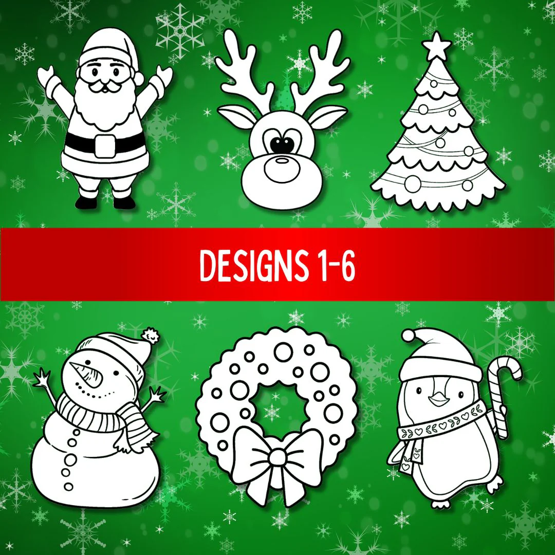 Christmas Craft Magnets | 2 Sets - Image 3