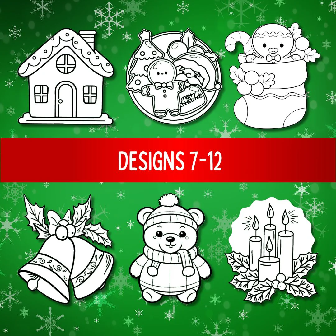 Christmas Craft Magnets | 2 Sets - Image 5