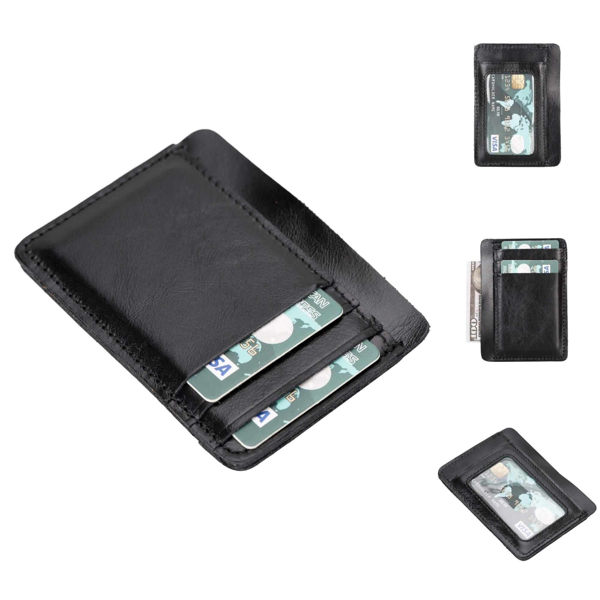 Cody Leather Card Holder and Wallet for Unisex - Image 2