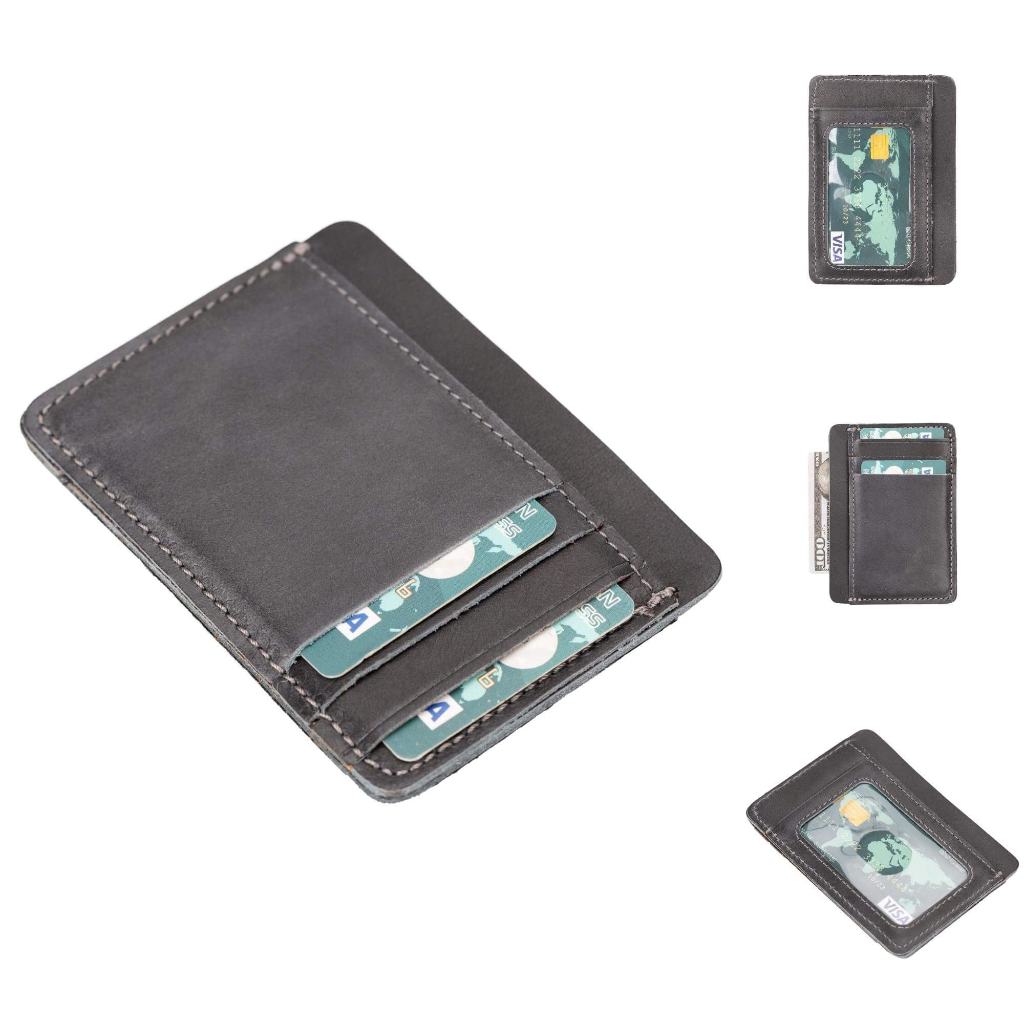 Cody Leather Card Holder and Wallet for Unisex - Image 4