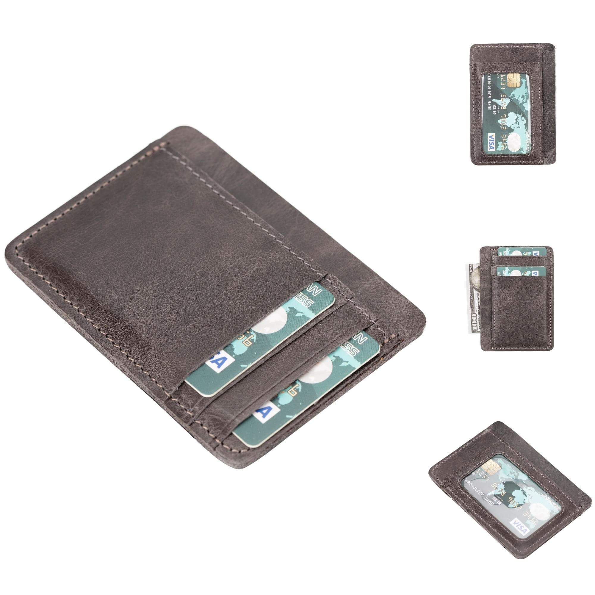 Cody Leather Card Holder and Wallet for Unisex - Image 8