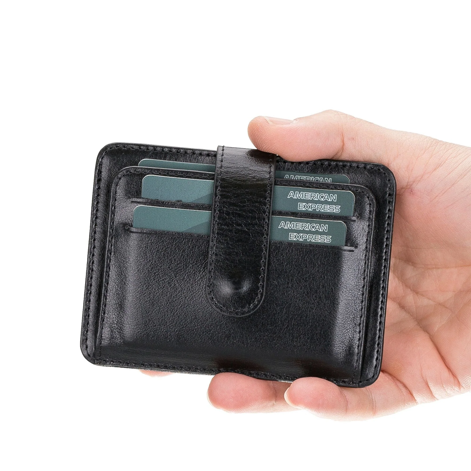 Cortez Handcrafted Leather Slim Wallet with Card Holder - Image 25