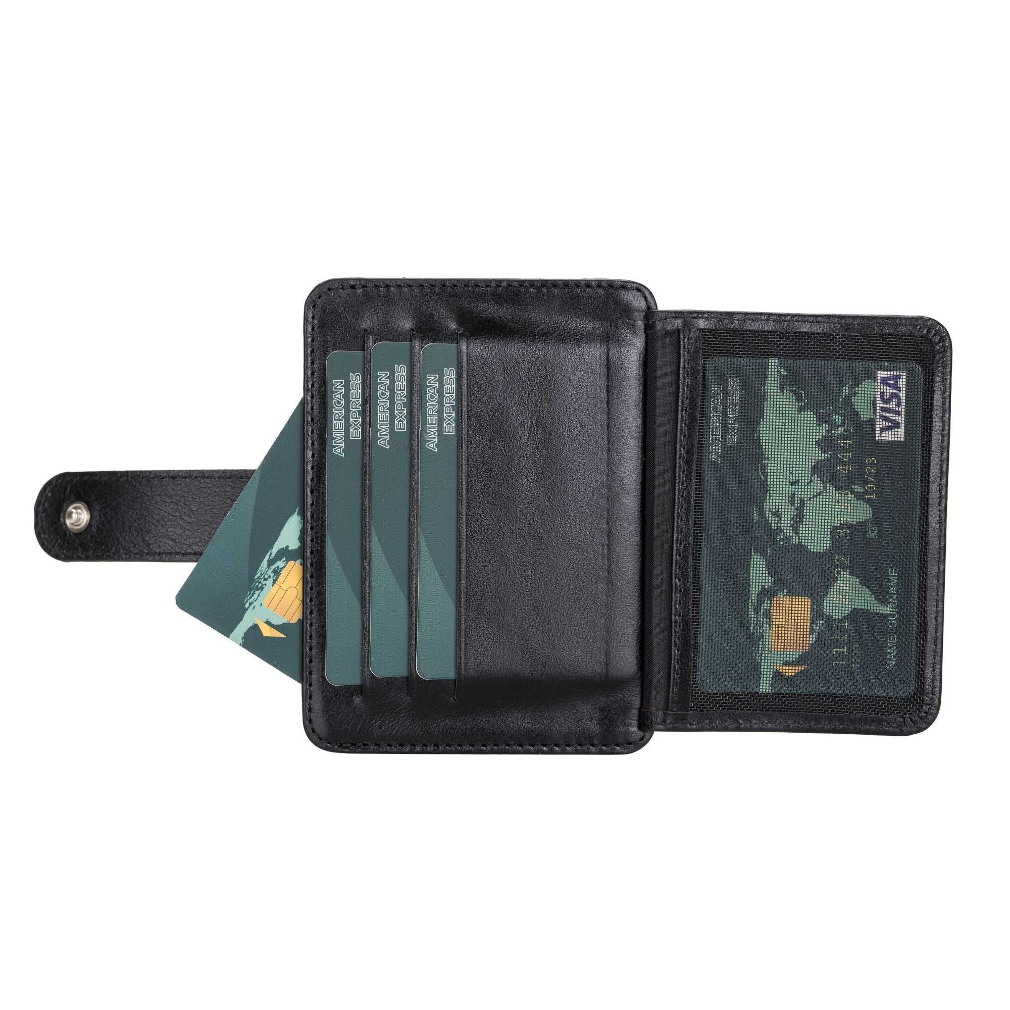 Cortez Handcrafted Leather Slim Wallet with Card Holder - Image 26