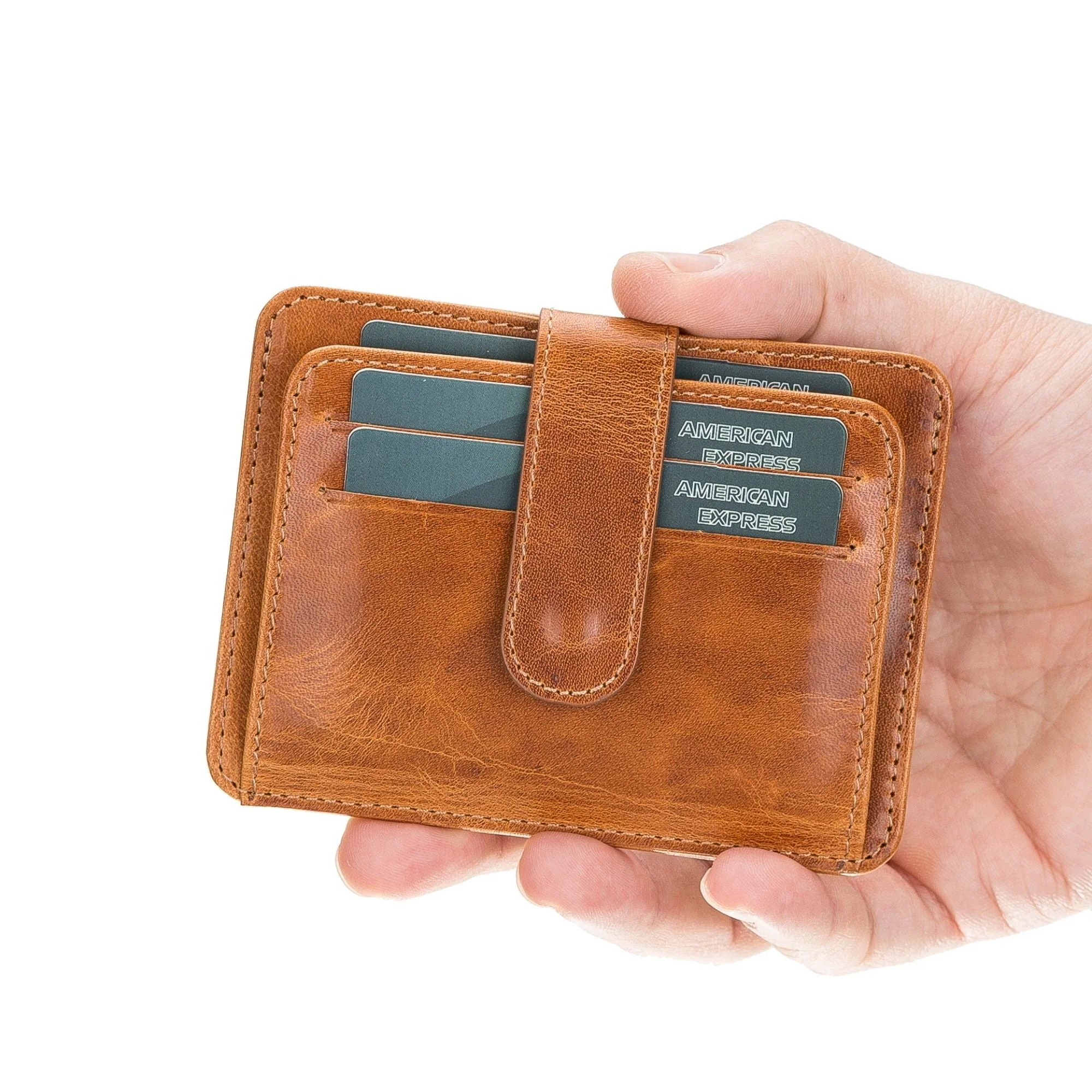 Cortez Handcrafted Leather Slim Wallet with Card Holder - Image 37