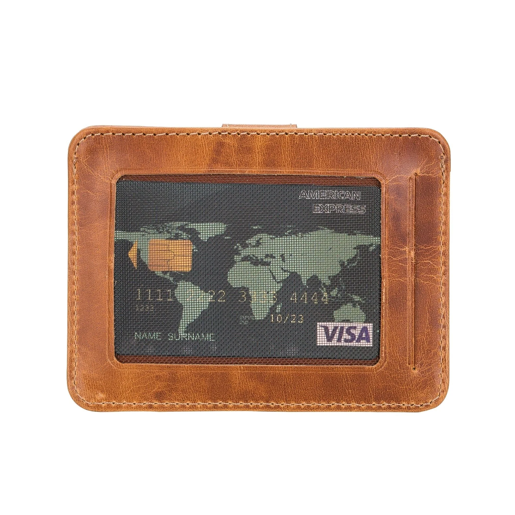 Cortez Handcrafted Leather Slim Wallet with Card Holder - Image 40