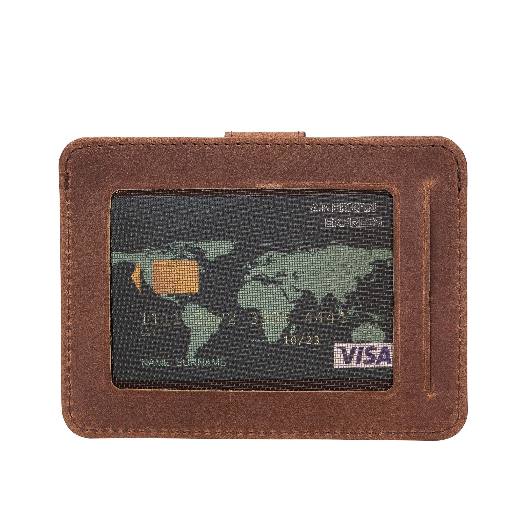 Cortez Handcrafted Leather Slim Wallet with Card Holder - Image 46