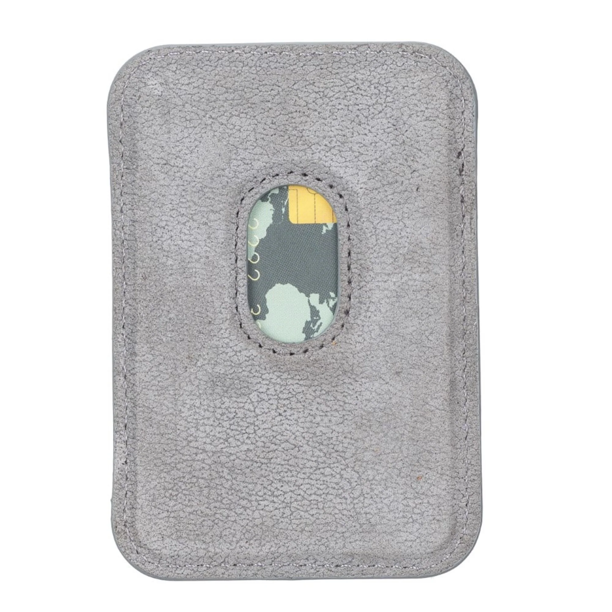 Cortland Full-Grain Leather Card Holder Wallet with Magnet - Image 19