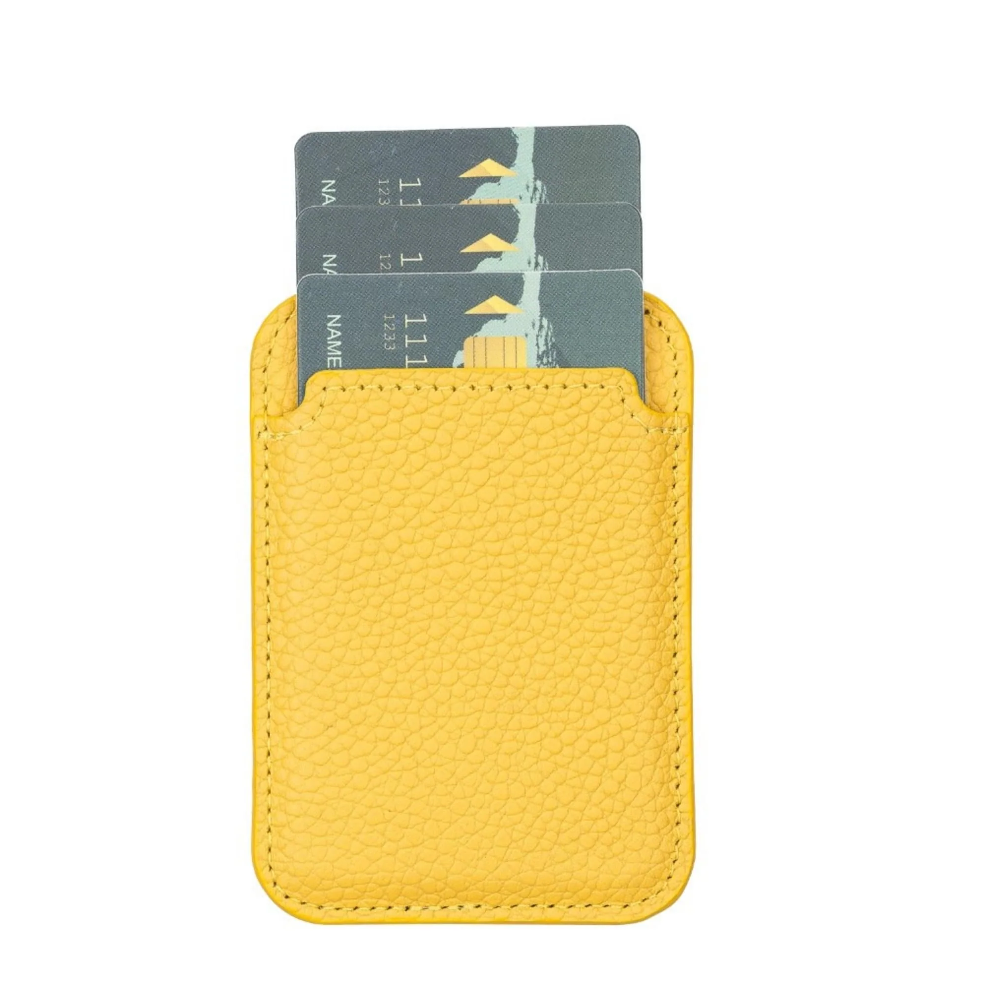 Cortland Full-Grain Leather Card Holder Wallet with Magnet - Image 28