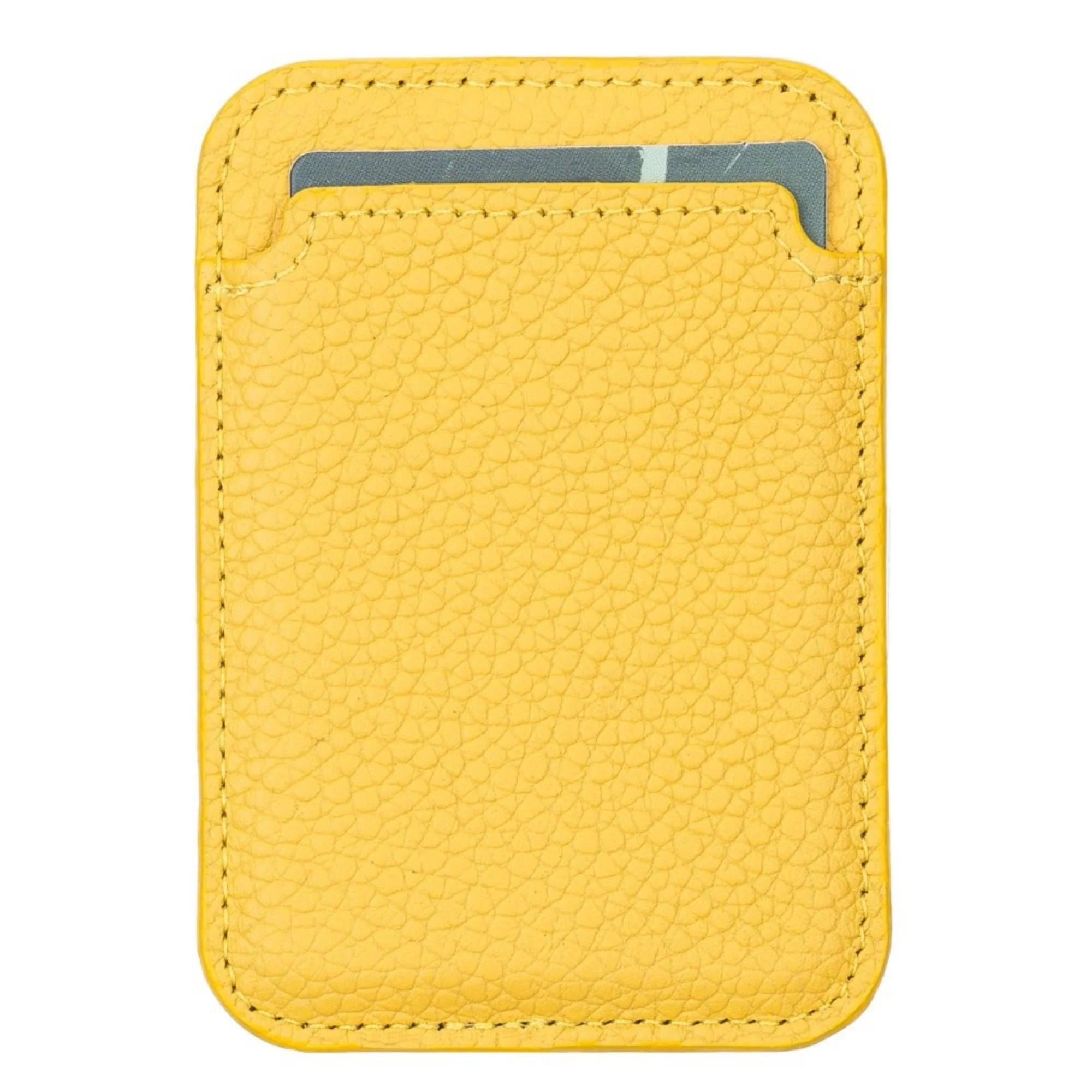 Cortland Full-Grain Leather Card Holder Wallet with Magnet - Image 30