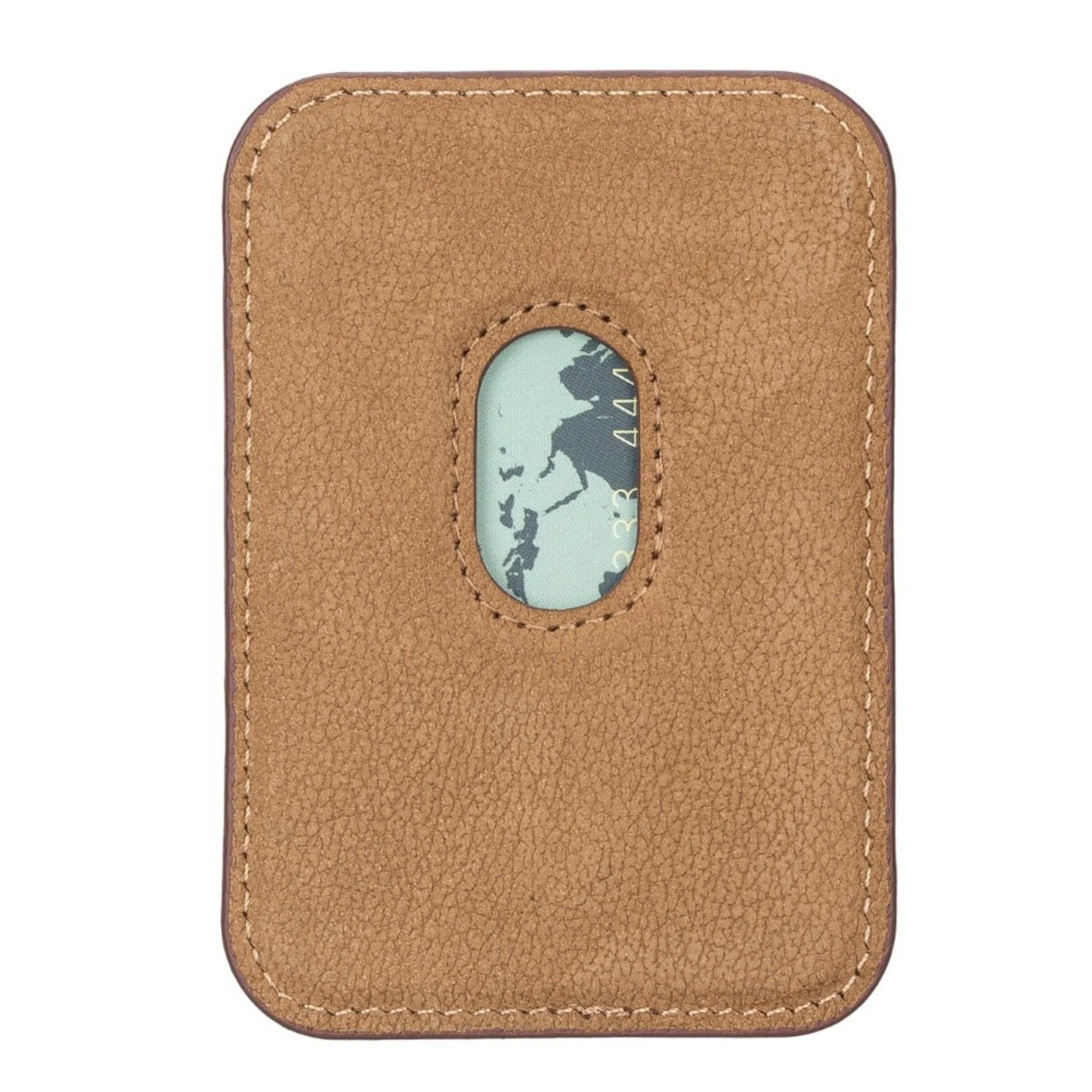 Cortland Full-Grain Leather Card Holder Wallet with Magnet - Image 4