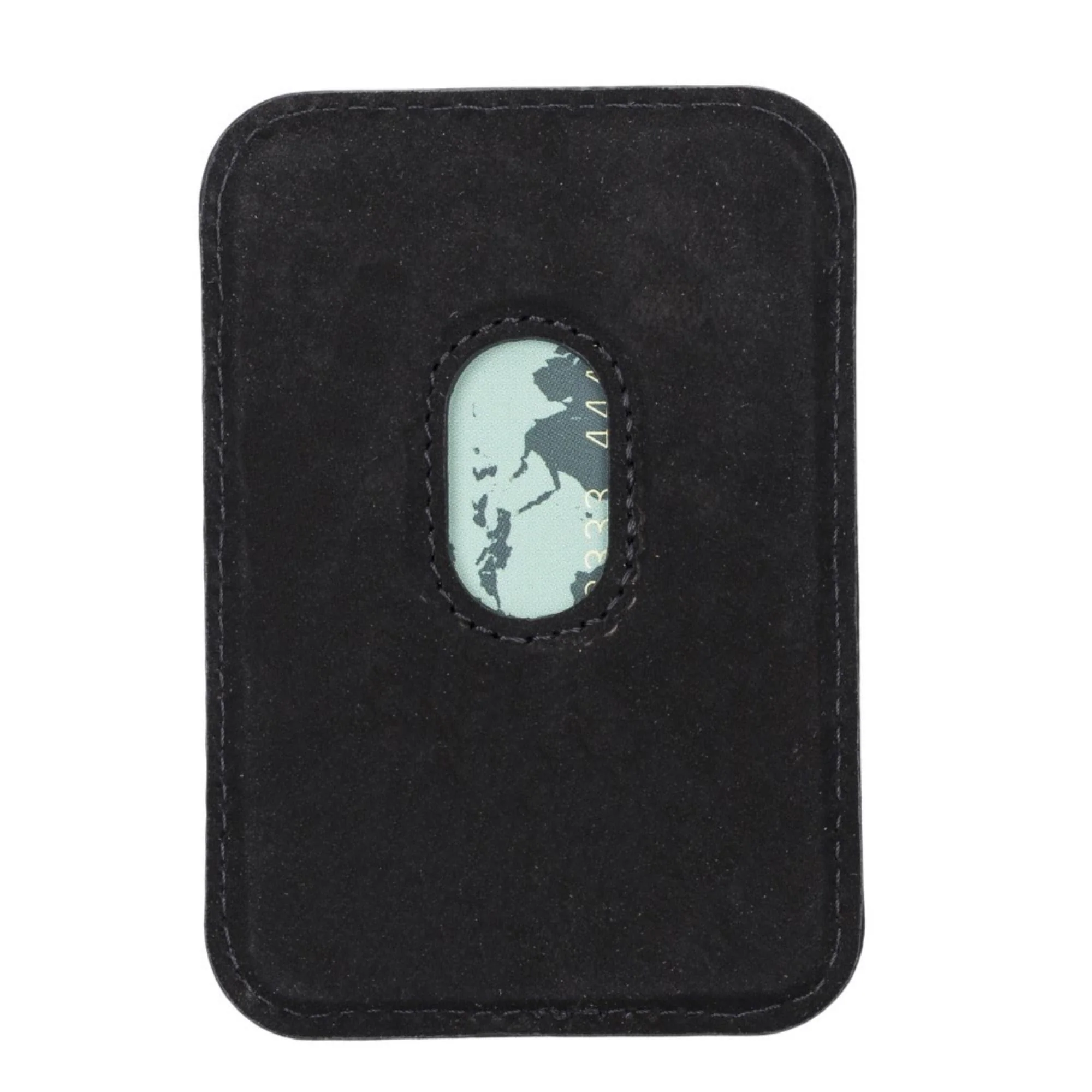Cortland Full-Grain Leather Card Holder Wallet with Magnet - Image 9