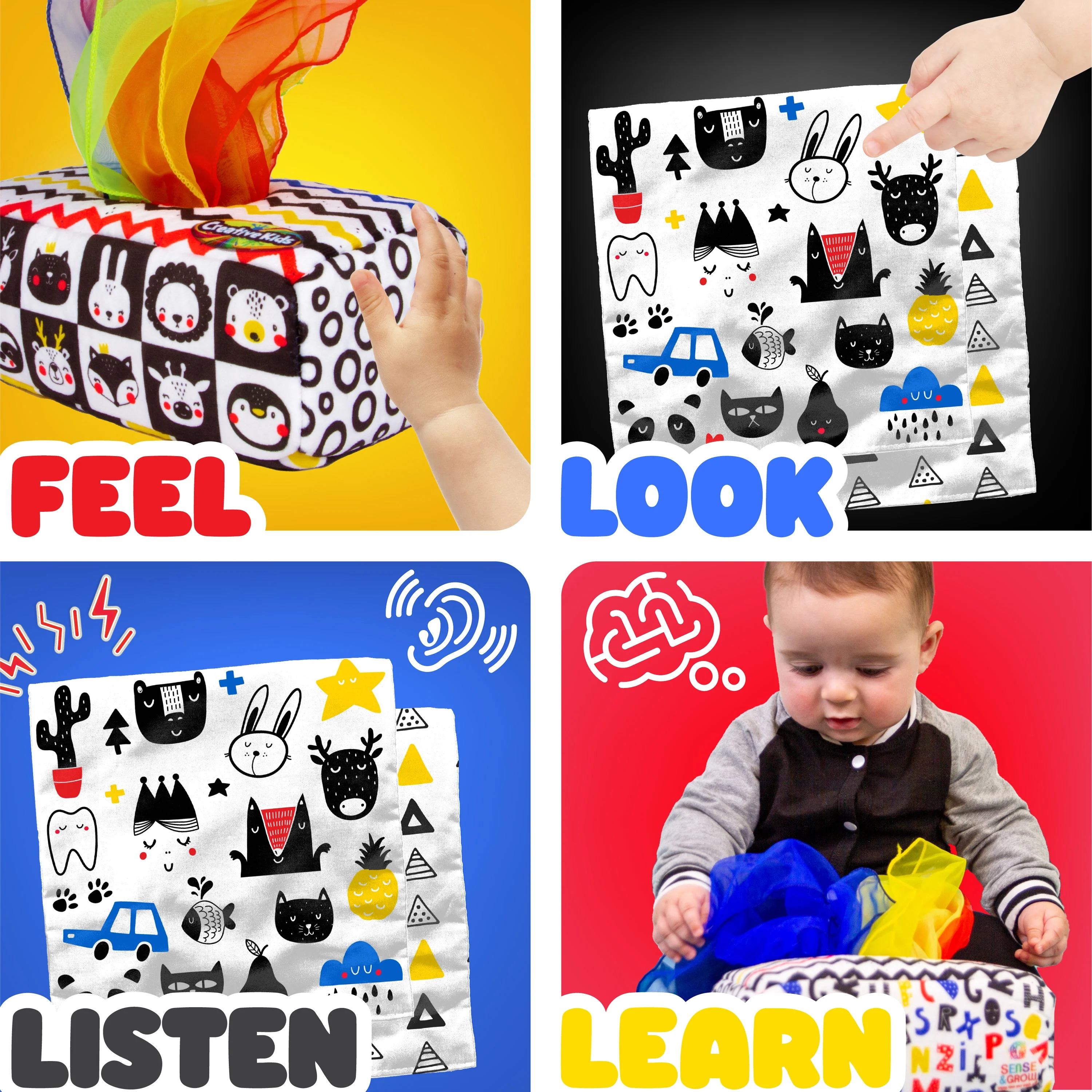 Creative Kids Pull Along Sensory Box - Image 4