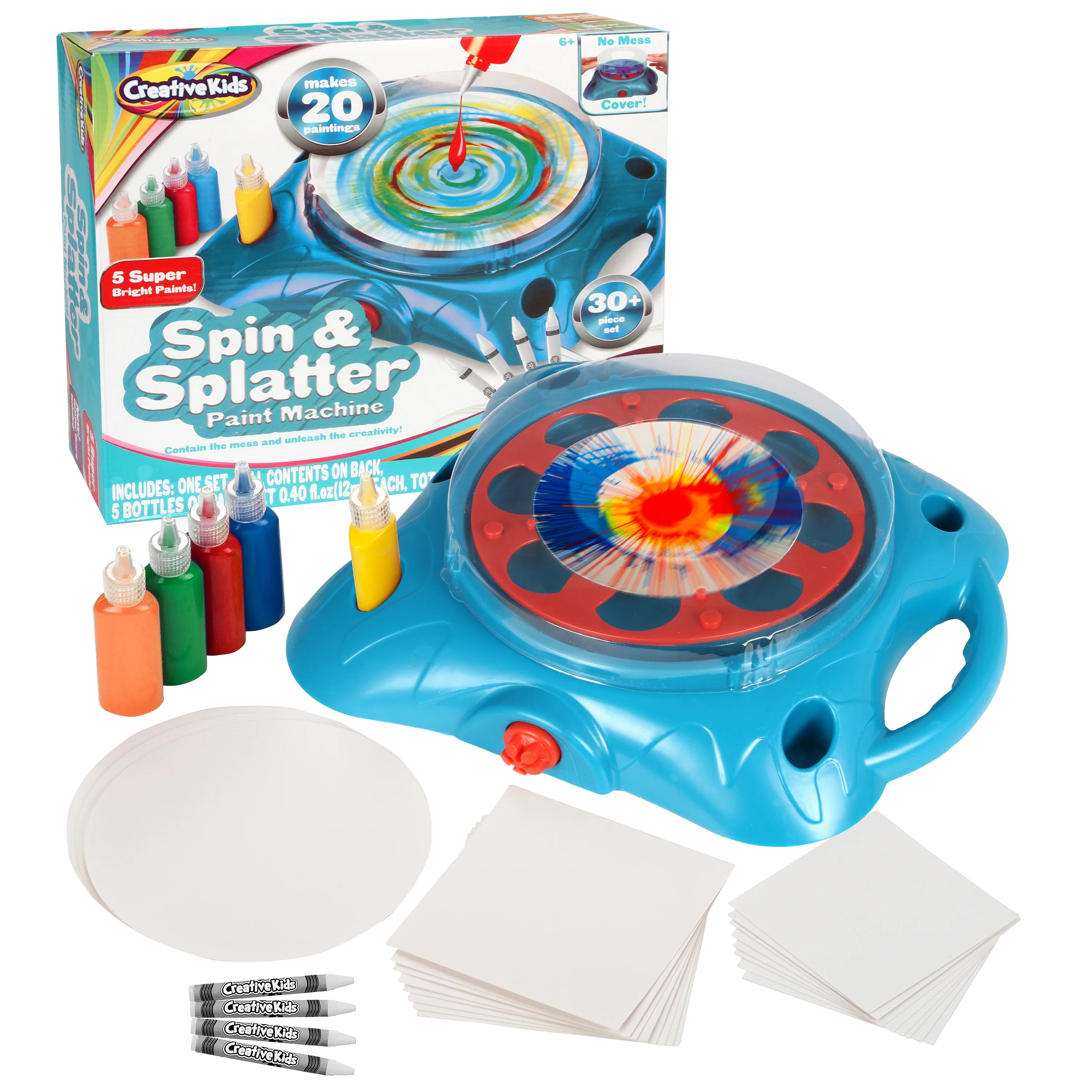 Creative Kids Spin Art Machine in Aqua Blue! Top Rated for Quality and Ease of use! - Image 2