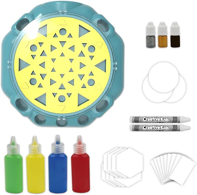 Creative Kids Spin Art Machine in Aqua Blue! Top Rated for Quality and Ease of use! - Image 4