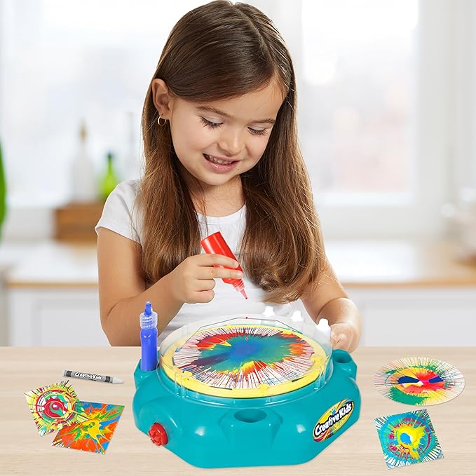 Creative Kids Spin Art Machine in Aqua Blue! Top Rated for Quality and Ease of use! - Image 5