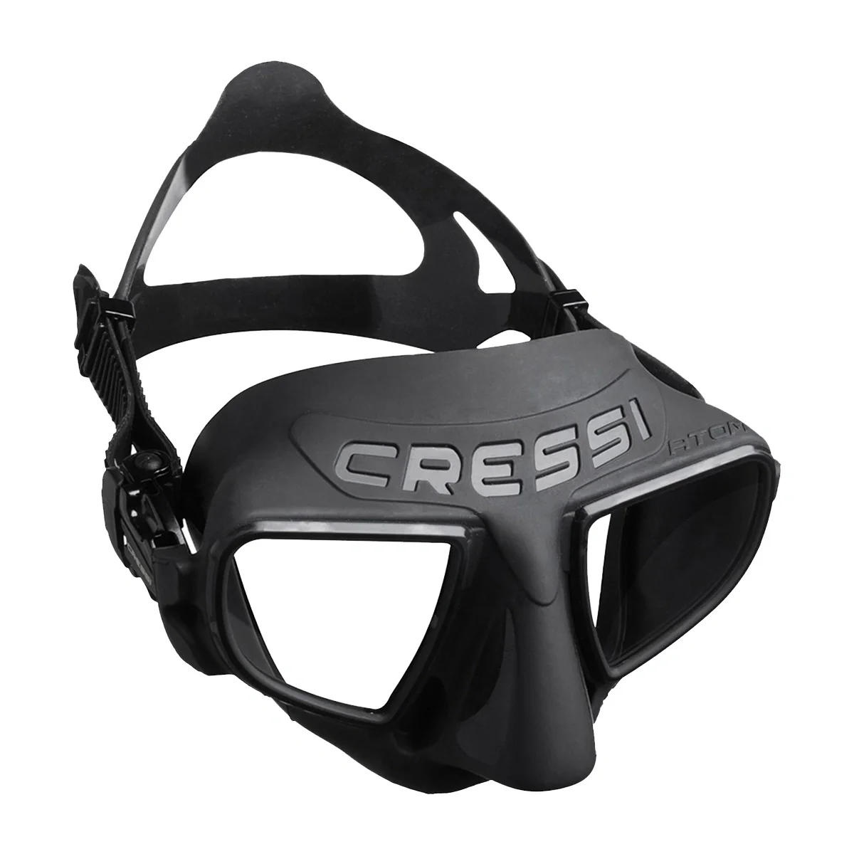 Cressi Atom Mask Black Clear Lens - Image 7