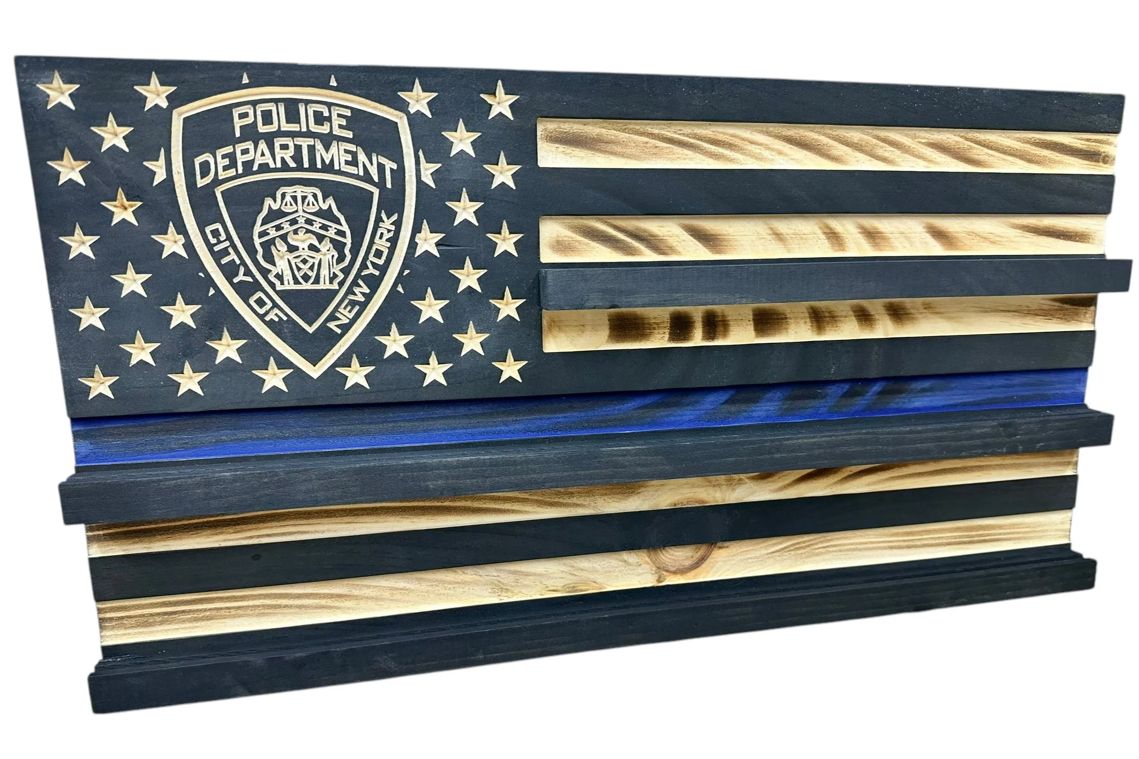 Custom Challenge Coin Display American Flag with Engraved Badge and Personalization - Image 23