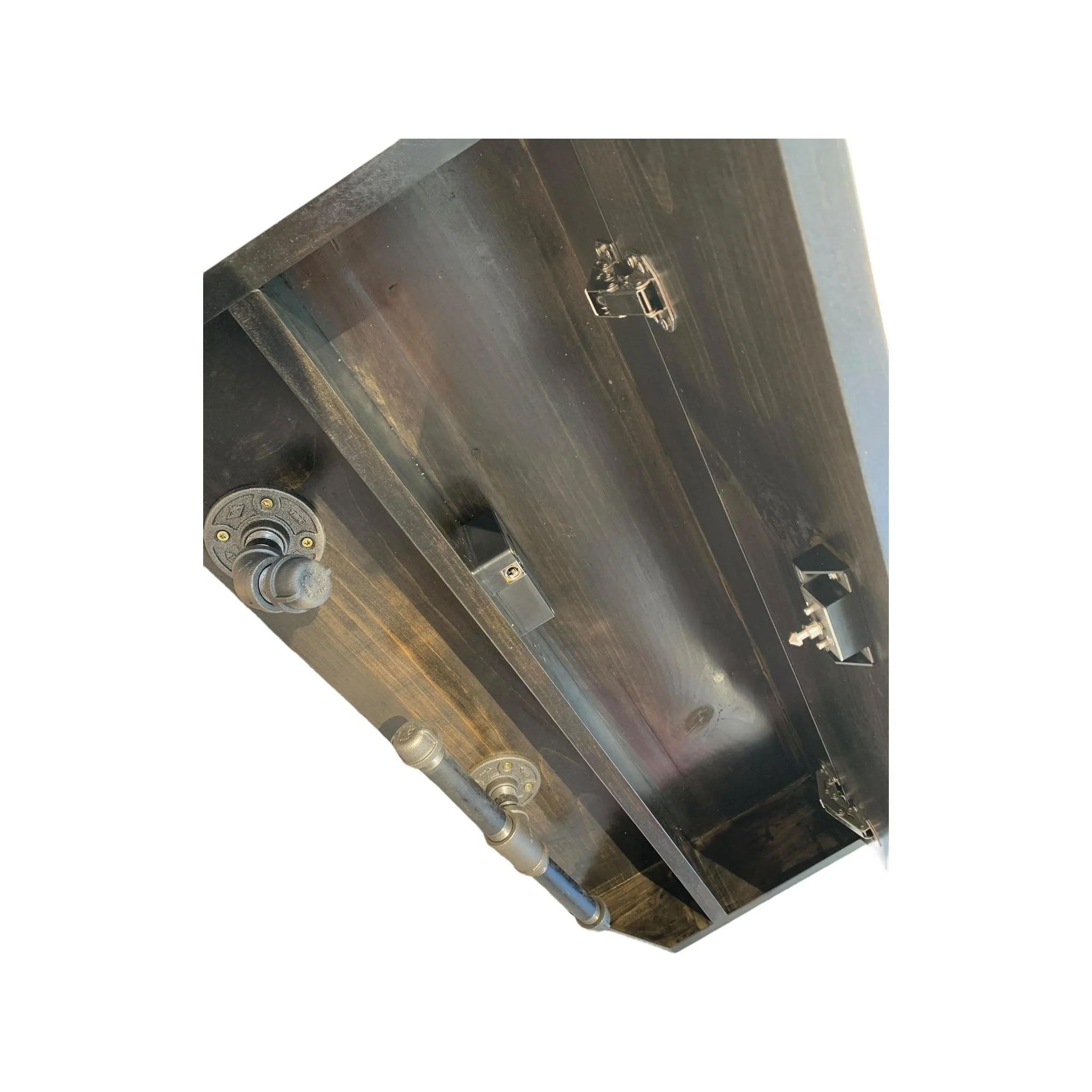 Custom Police Gear Rack with RFID Lock and Concealed Compartment - Image 5