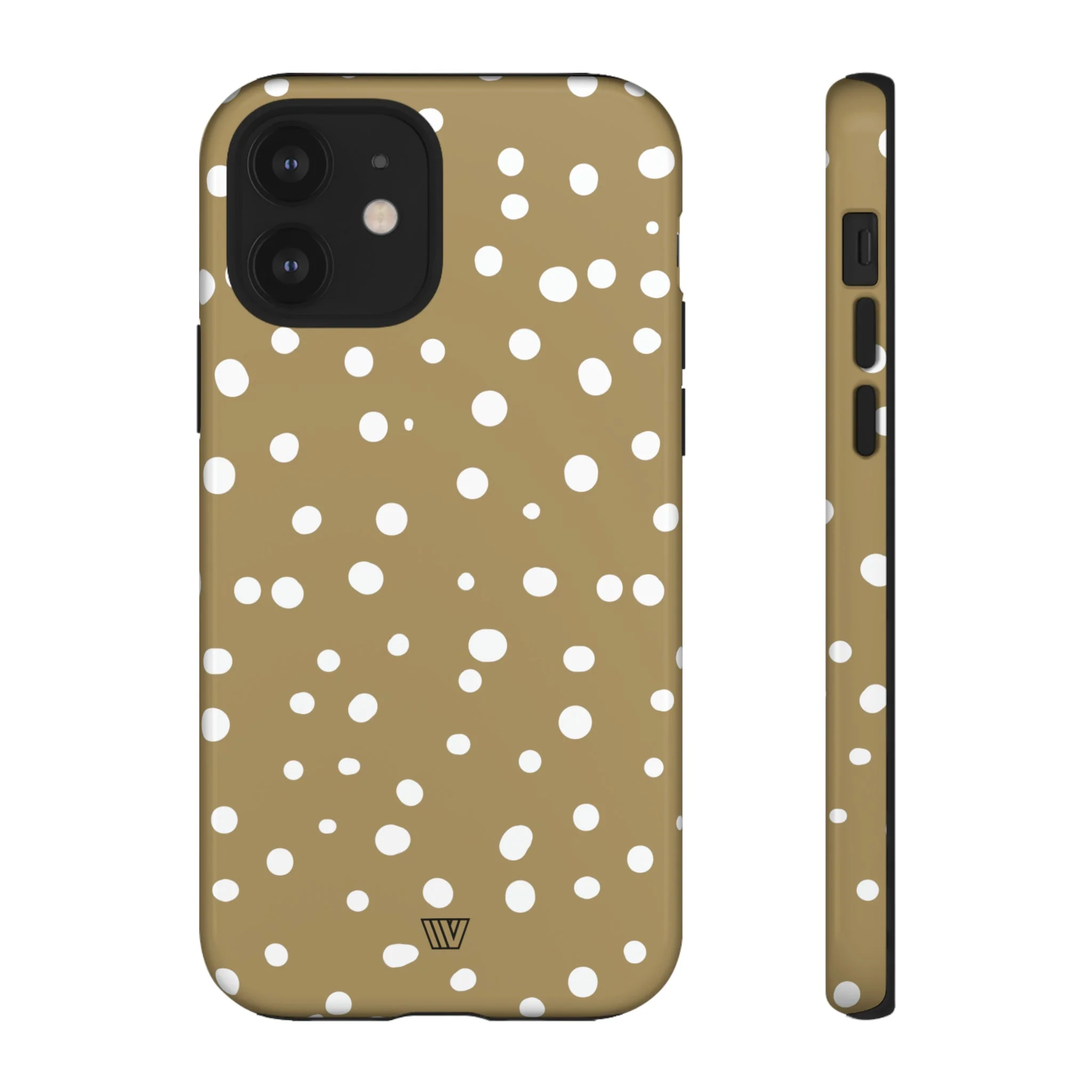 DARK BEIGE DOTS | Tough Phone Case - Image 11