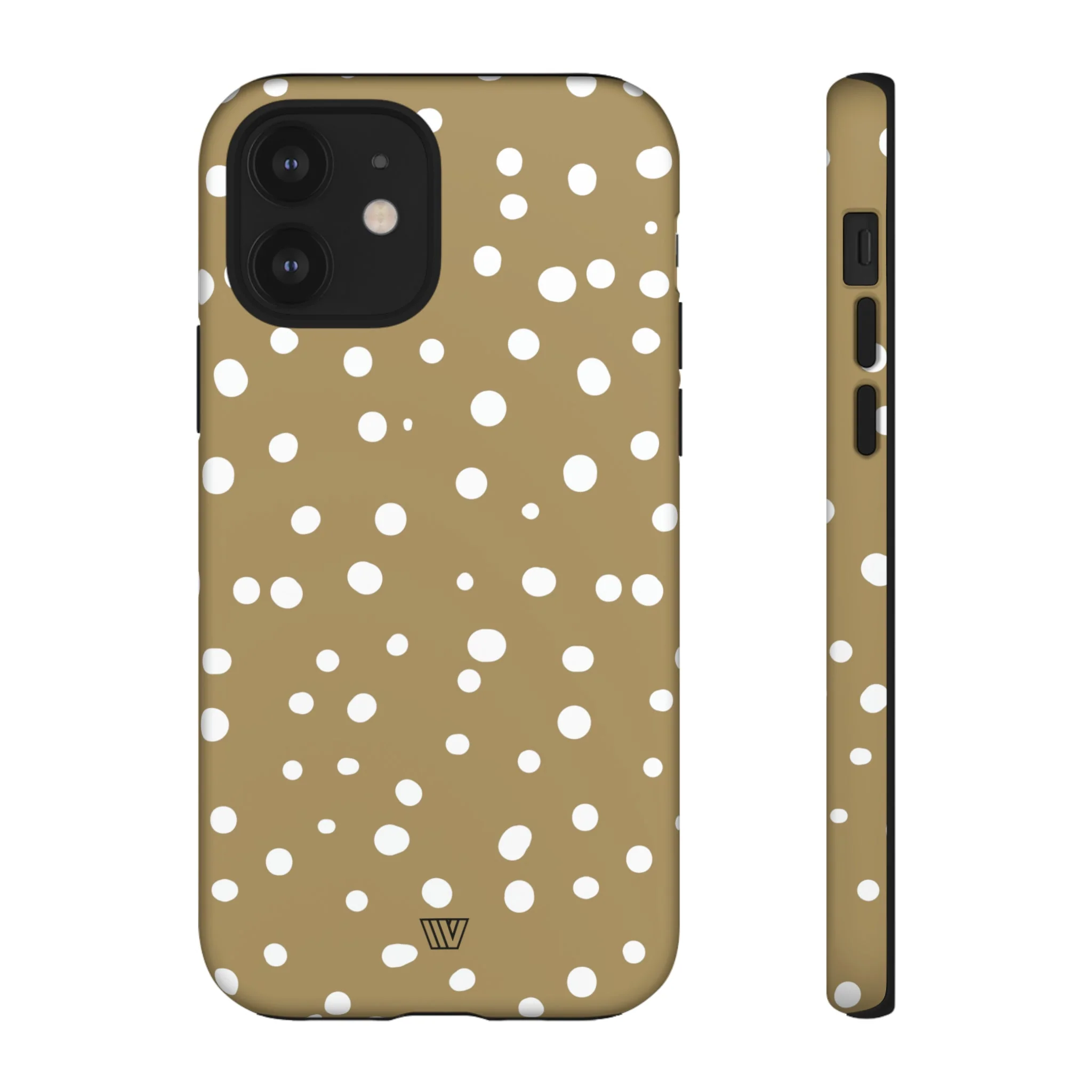 DARK BEIGE DOTS | Tough Phone Case - Image 12