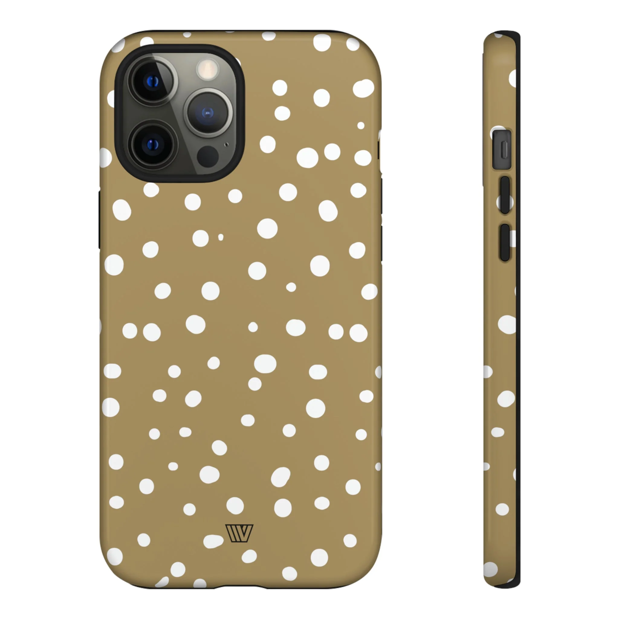DARK BEIGE DOTS | Tough Phone Case - Image 17