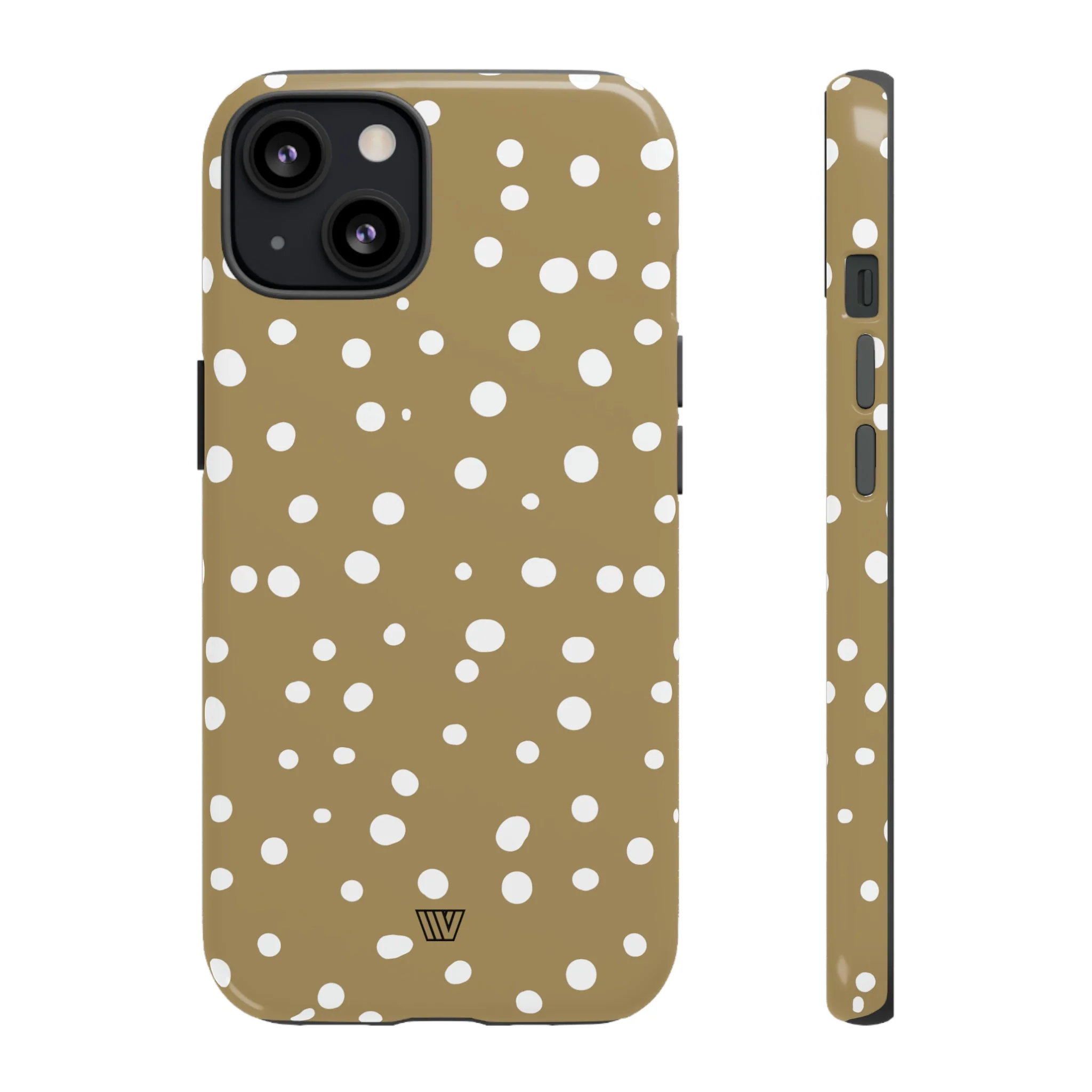 DARK BEIGE DOTS | Tough Phone Case - Image 52