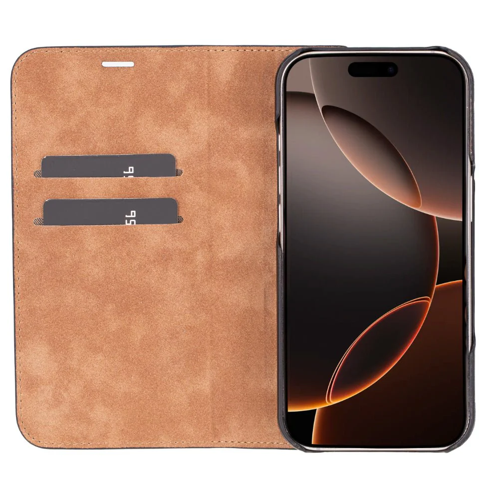 Decatur Leather iPhone 16 Pro Folio Case - Image 13