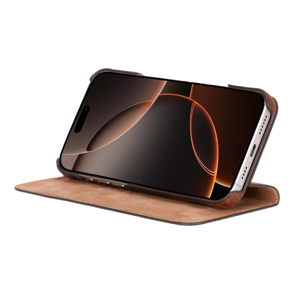Decatur Leather iPhone 16 Pro Max Folio Case - Image 3