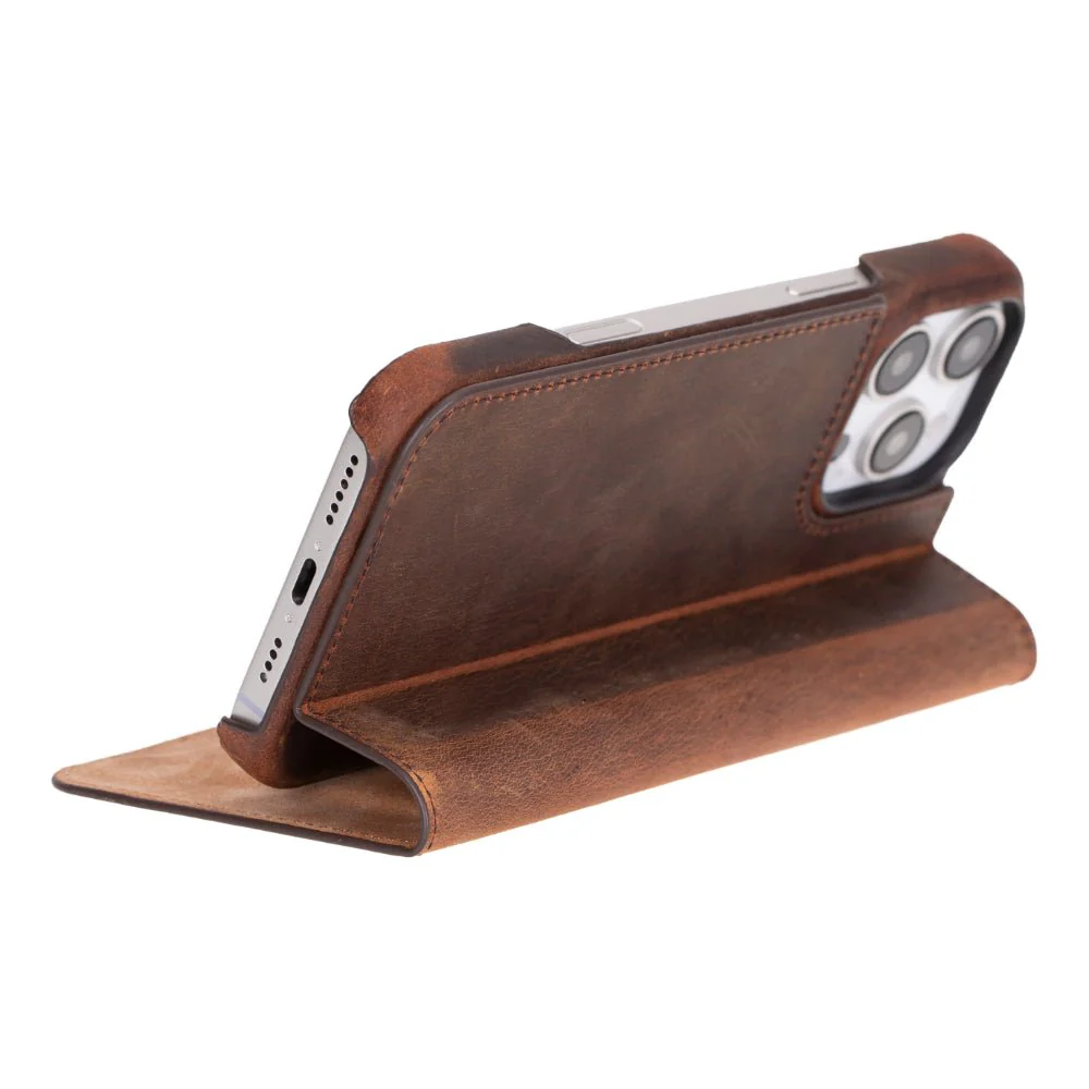 Decatur Leather iPhone 16 Pro Max Folio Case - Image 5