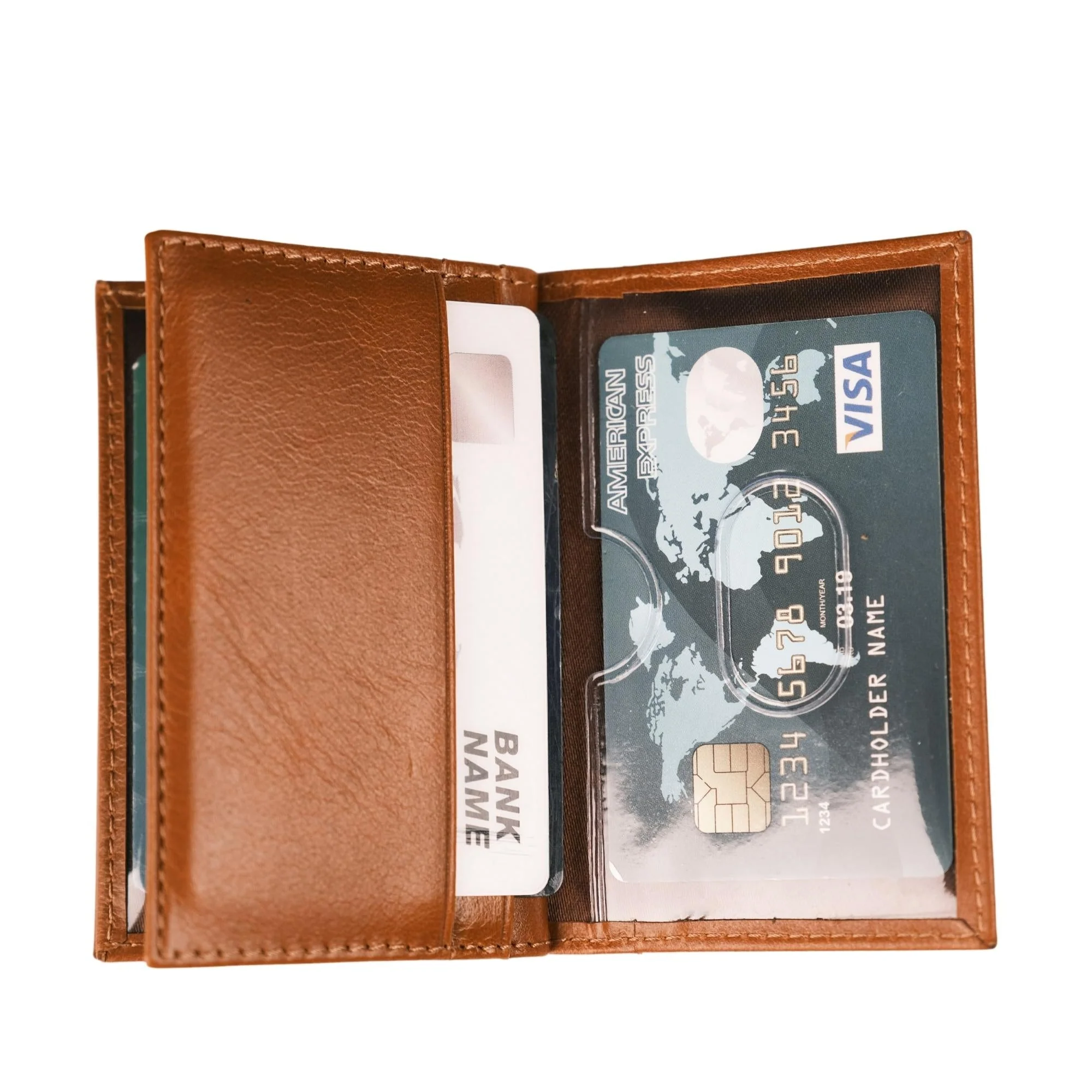 Denver Luxury Full-Grain Leather Cardholder for Men - Image 12