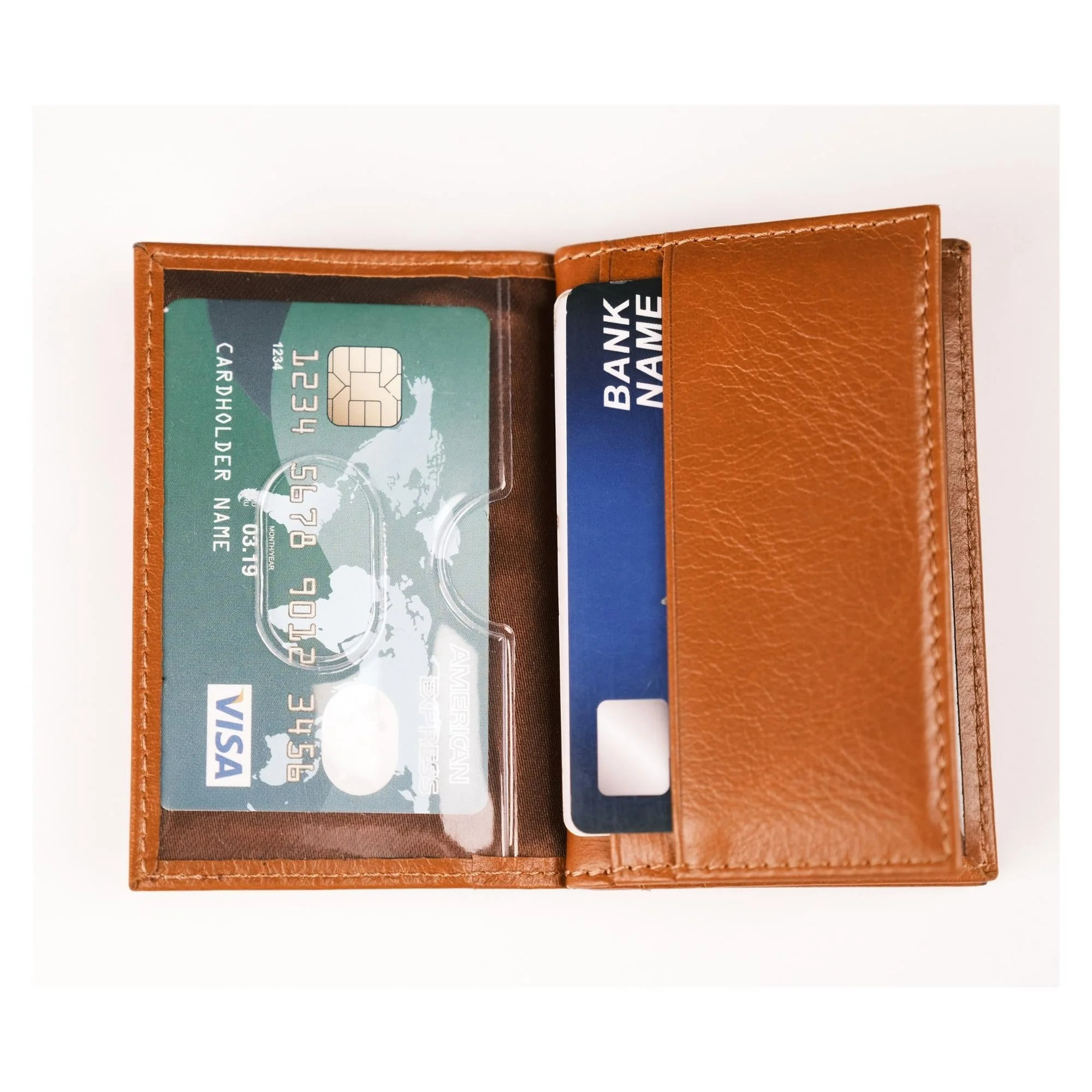 Denver Luxury Full-Grain Leather Cardholder for Men - Image 14