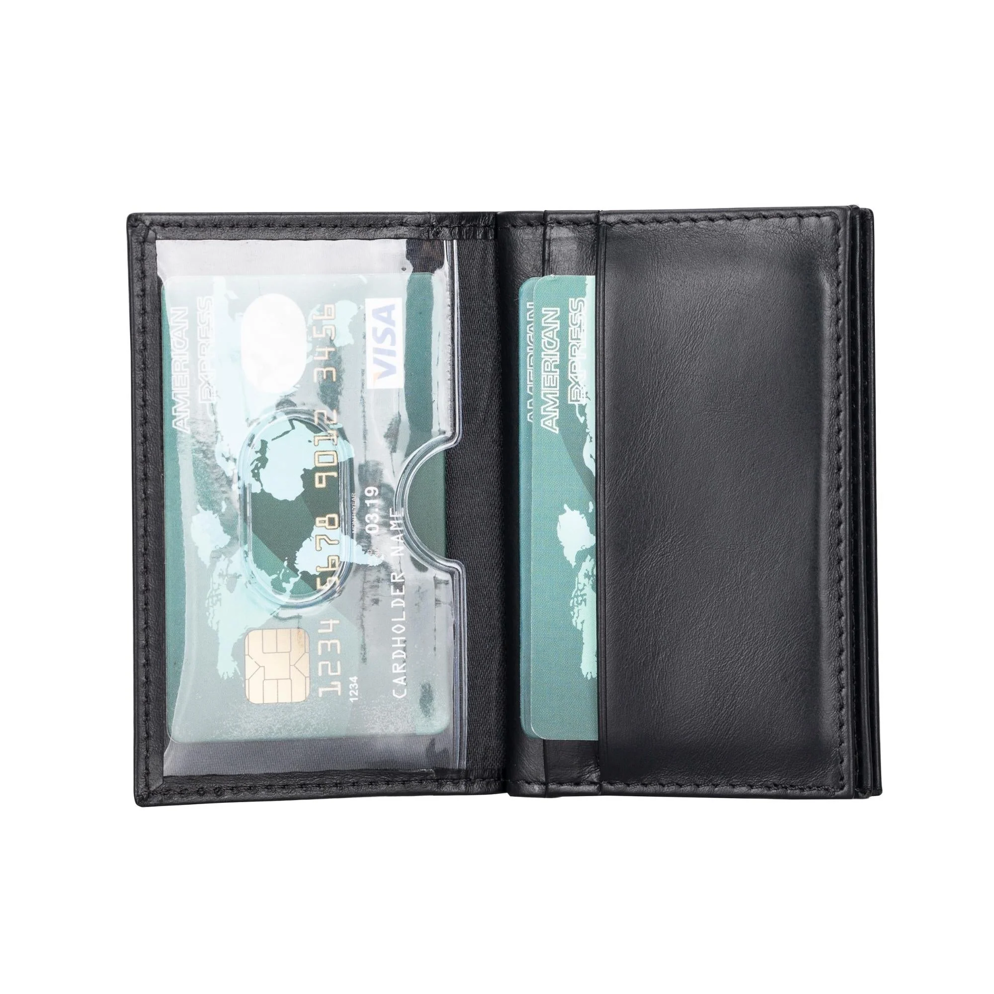 Denver Luxury Full-Grain Leather Cardholder for Men - Image 19